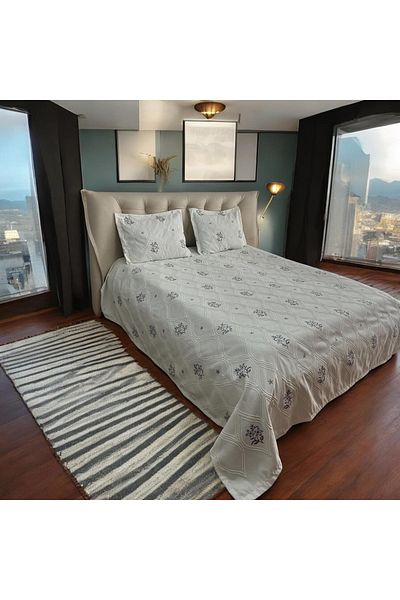 Çeyiz Bahçesi Princess Double 3 Piece Bedspread