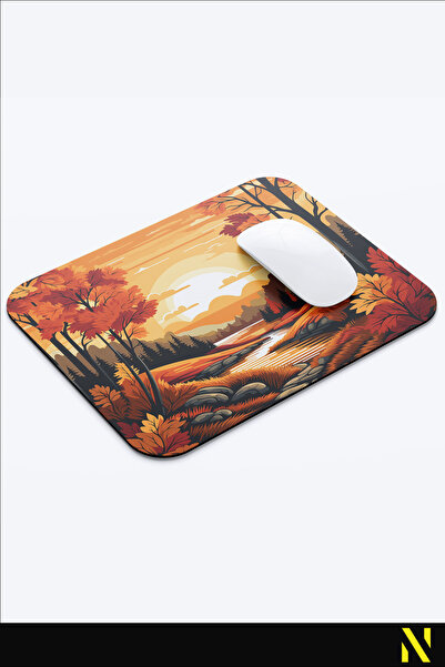 nilizma Mousepad ergonomic cu model de peisaj, bază anti-alunecare, pentru uz...