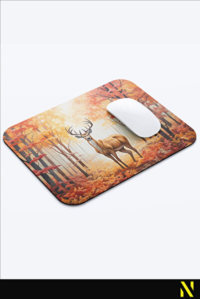 nilizma Εργονομικό ποντίκι με μοτίβο ελαφιού με αντιολισθητική βάση για χρήση...