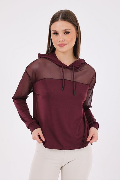 Scorp Hanorac sport cu glugă pentru femei Katie Plum