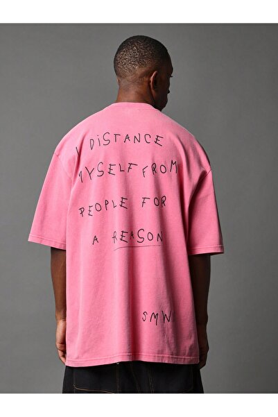 Vordevia Βαμβακερό μπλουζάκι με στάμπα μεγάλου μεγέθους