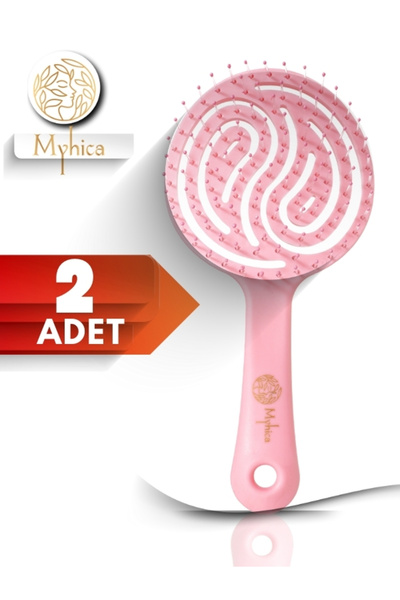 Myhica Svetlo roza profesionalna trodimenzionalna ovalna četka za kosu Myhica...