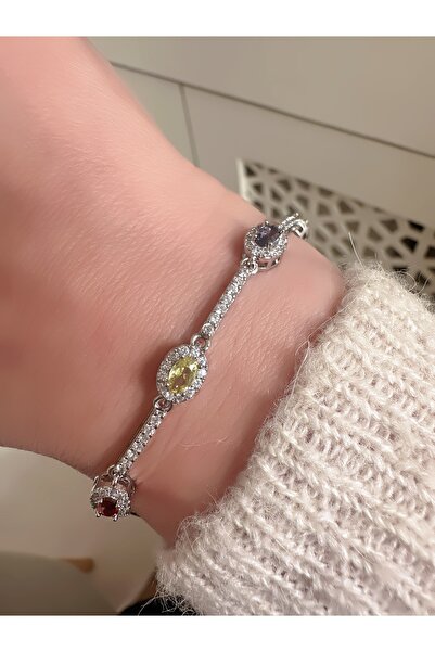 ECEMSEL سوار حجر متعدد الألوان