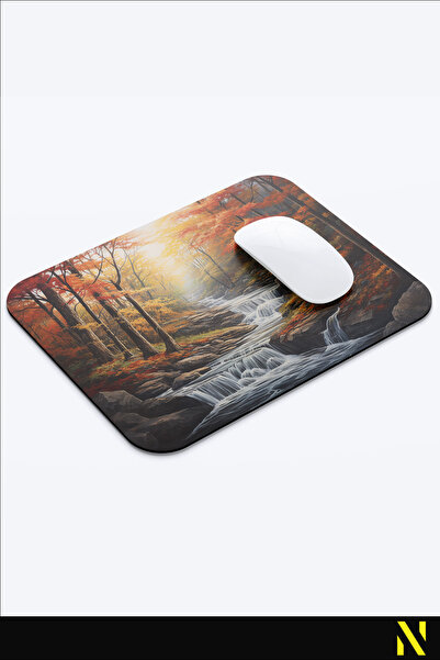 nilizma Mousepad ergonomic cu model de peisaj, bază anti-alunecare, pentru uz...