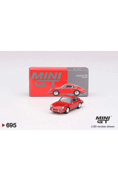 mini gt 1/64 Porsche 901 1963 Signal Red Mgt00695