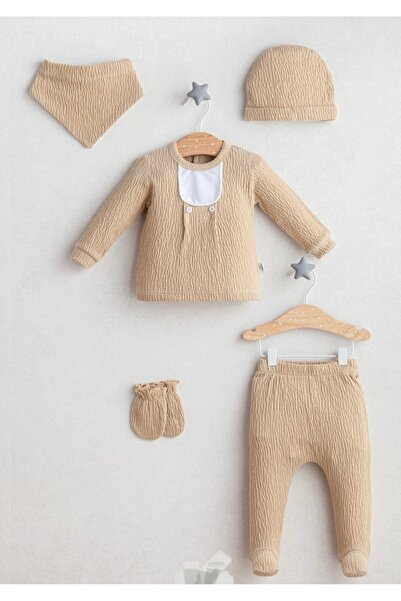 Baby Tongs مجموعة LIMI بيبي بوي ذات ملمس ناعم مكونة من 5 قطع