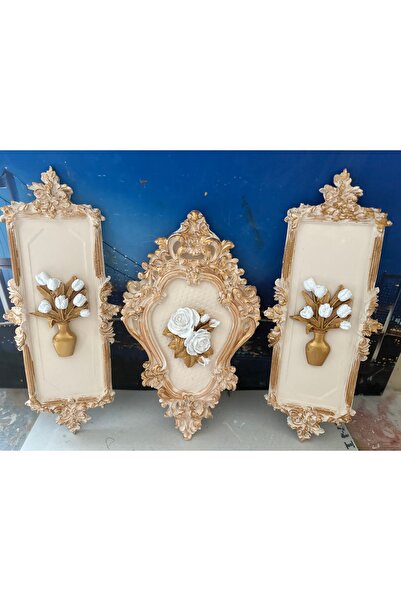 busraconcept Set de 3 picturi decorative de perete 45cm