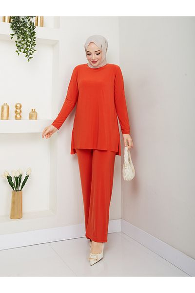 MODAMÜNASİP My Much Wanted Straight Pants Suit with Its Most Beautiful Colors