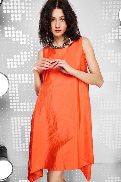 VDR Women's Orange Dress 15419