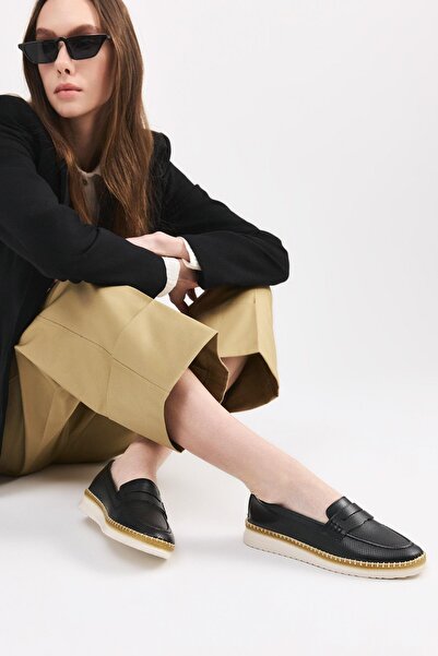 Yaya by Hotiç Schwarz Damen Loafer Schuhe 01AYY 307900 A100