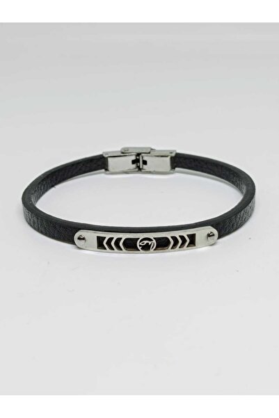 mama india alaçatı Men's Vegan Surgical Steel Bracelet, Modern Design with Fi...