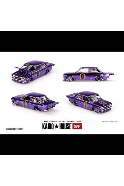 mini gt Kaido House Datsun 510 Pro Street Purple1:64