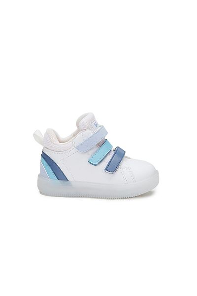 Vicco Rainbow Lighted Orthopedic Children's High Top Sports Shoes Blue Bot-&-Bootie