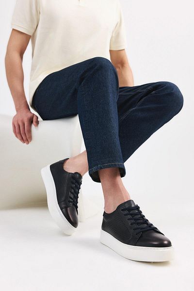 Yaya by Hotiç Marineblaue Herren Freizeitschuhe 02AYY 308510 A680