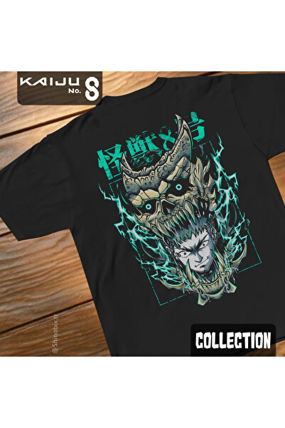 SHINOBIX تيشيرت كايجو رقم 8 كايجو فورم كايجو كبير الحجم