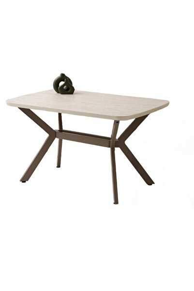Viento Mobilya Anka Sidon Desen Açılır 130X80 Masa (Açılımış Ölçüsü 160X80)