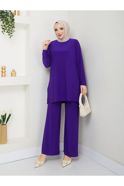 MODAMÜNASİP My Much Wanted Straight Pants Suit with Its Most Beautiful Colors