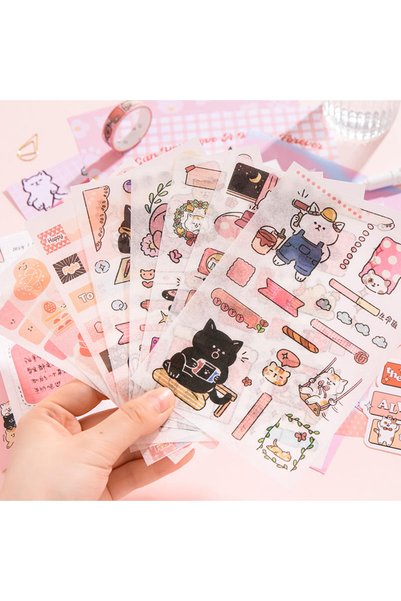 Hobidehobi Scrapbook Gift Set-Cats Letter