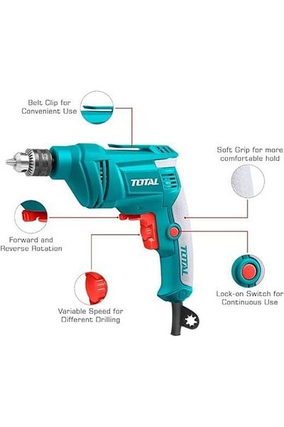 TOTAL Electric Drill 450w