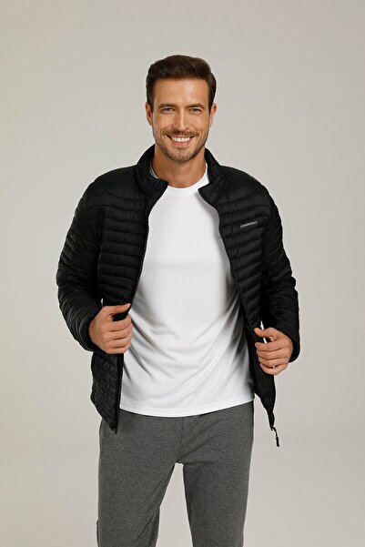 lumberjack Sn21 Perry Coat 1pr Siyah Erkek Mont Mont