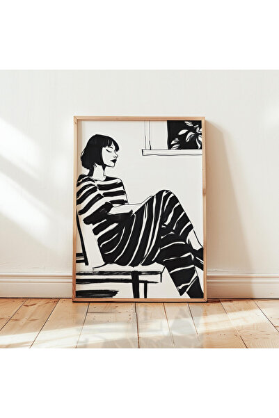 woodhomeworks Tek Bohem Tablo Salon Ofis Dekor Ttk