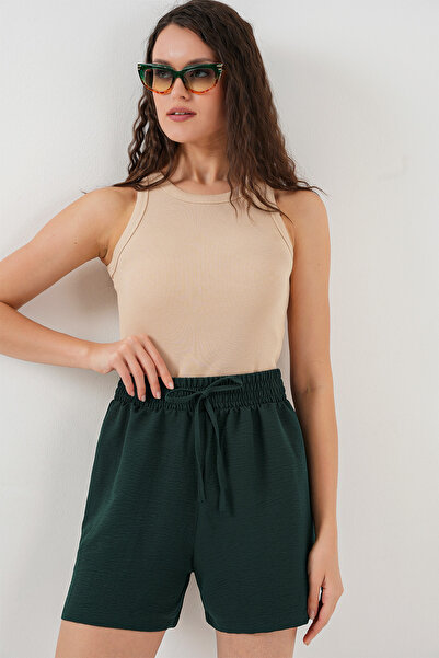 Bigdart Γυναικείο Σορτς Άνετο 5327 - Σμαραγδένιο Πράσινο