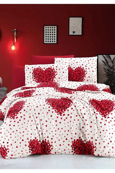 BALA HOME Double Personality Cotton Bedding Set Leopard Pattern (Elastic Sheet)