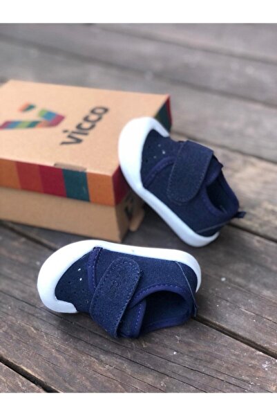 Vicco V1014430 First Step Navy Blue Anatomical Flexible Shoes