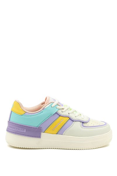 lumberjack Force Women's Flat White Sports Shoes Daily Lightweight Running Walking High Sole Sneaker a Sneaker