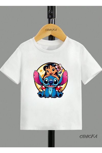 OTNICKA Tricou pentru copii cu imprimeu STITCH cu design special