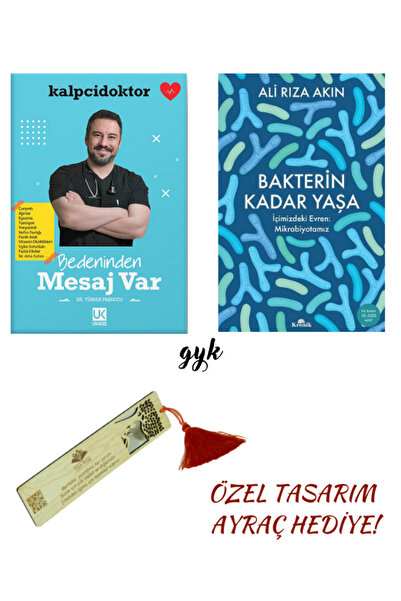 Kronik Kitap Bedeninden Mesaj Var! ve Bakterin Kadar Yaşa 2'li SET (AYRAÇ HED...