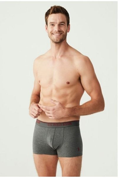 U.S. Polo Assn. Male, Licensed Uspa, Cotton, High-End, 3 Window Boxer Set (Boxed)