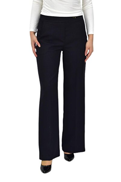 Nazal Ženske Široke nogavice pantalone od tkanine sa elastičnim strukom BGL-S...