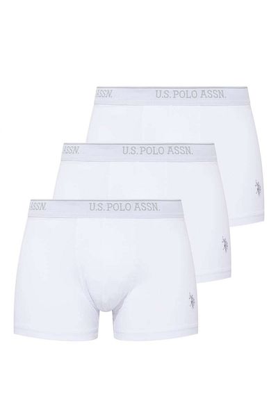 U.S. Polo Assn. Άνδρας, Αδειοδοτημένος USPA, Βαμβακερό, Ανώτερο, Σετ μπόξερ 3 παραθύρων (Κουτί)