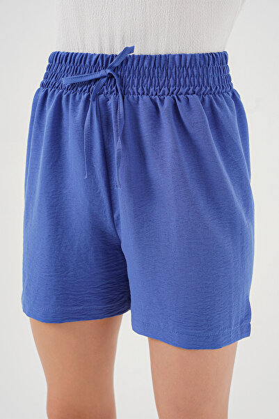 Bigdart Kadın Rahat Kalıp Şort 5327 - İndigo