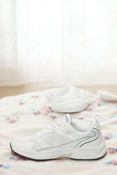 U.S. Polo Assn. Unisex Beyaz Sneaker