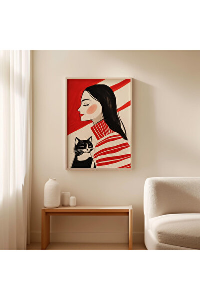 woodhomeworks Tek Bohem Tablo Salon Ofis Dekor Ttk