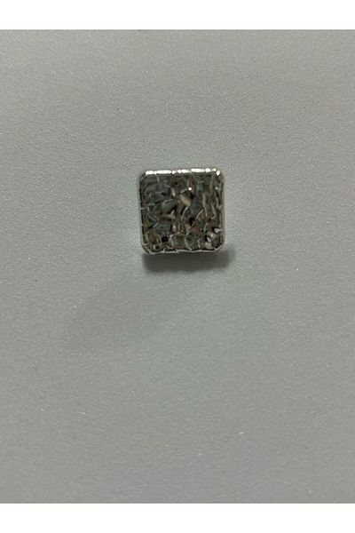 BEİLYS COSMETİCS & ACCESSORY Z.A.R.A Model Square Button Design 1.18 cm Metal Button