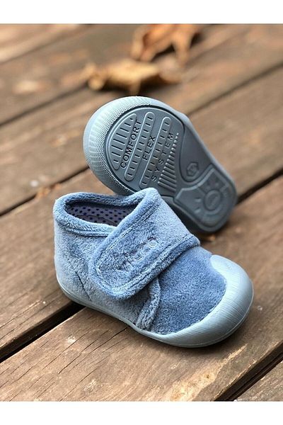 Vicco Έγχρωμο τζιν; Velcro, μέγεθος 19-30, ανδρικά ορθοπεδικά παπούτσια