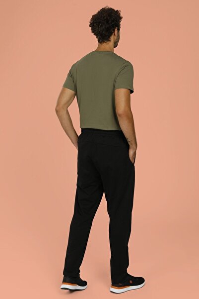 lumberjack Ct121 Basic Jogger Μαύρο Ανδρικό Φούτερ Φούτερ