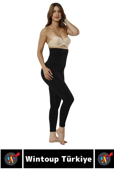 Wintoup Natural Look Double Layer Waist 2 Size Slimming Body Enhancer Laser Cut High Waist Corset Leggings