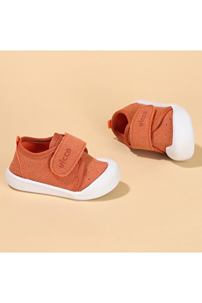 Vicco V1083922 First Step Orange Baby Girl Shoes