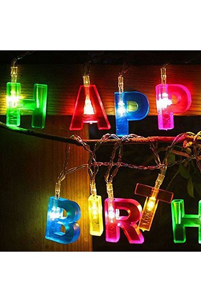 Generic LED Happy Birthday Light Colorful Light Birthday Party Decoration