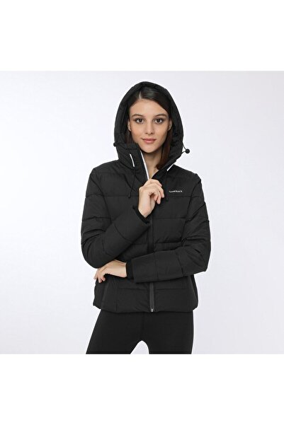 lumberjack Apreskı Coat Sn31 Women's Black Coat Sports Outdoor Daily Sports Coat