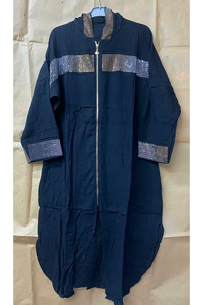 PATALYA Talha Linen Hooded Dress Ferace 660
