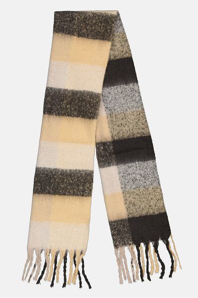 London Fog Women Textured Scarf 190 x 74 cm, Multicolor