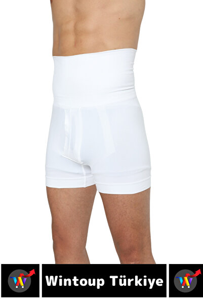 Wintoup Special Production Belly Hip Enhancer Firming Waist Straightening Slimming Men's Double Boxer Corset