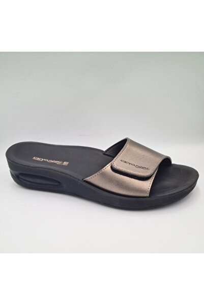 Ceyo Papuci de damă anatomici cu velcro Padova-2 Platinum Color