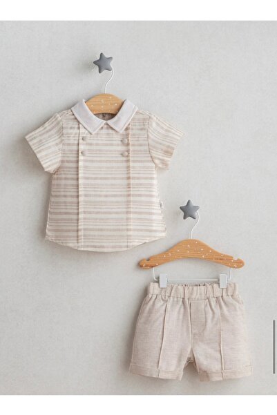 Baby Tongs Limi Baby Boy & Child Linen Shorts Suit