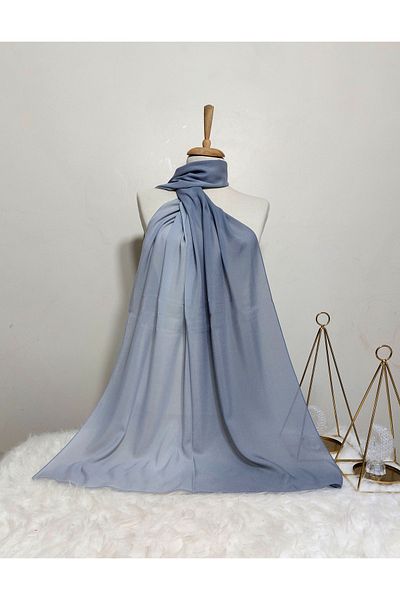 REMOMODA Italian Chiffon Shawl Gradient Model You Can Use Both Sides, High Quality Soft-Soft